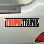 THUMP TRUMP - .png Bumpersticker (Op auto)