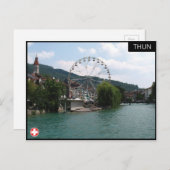 Thun - Zwitserland Briefkaart. Briefkaart (Voorkant / Achterkant)