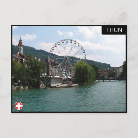 Thun - Zwitserland Briefkaart. Briefkaart (Voorkant)