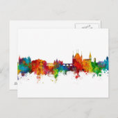 Thun Zwitserland Skyline Briefkaart (Voorkant / Achterkant)