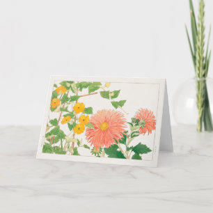 Thunbergia, China Pasen van Tanigami Konan Kaart