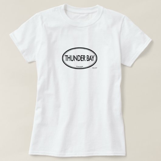 Thunder Bay, Canada T-shirt (Design voorkant)