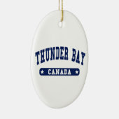 Thunder Bay Keramisch Ornament (Rechts)