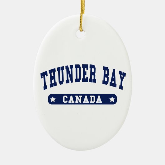 Thunder Bay Keramisch Ornament (Voorkant)
