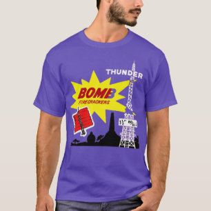 Thunder Bomb Retro  Vuurwerk T-shirt
