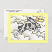 Thunder Bunny Briefkaart (Voorkant / Achterkant)