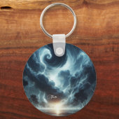 Thunder burst storm is een plotselinge sleutelhanger (Achterkant)