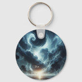 Thunder burst storm is een plotselinge sleutelhanger (Achterkant)