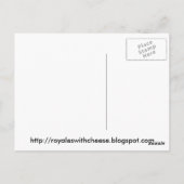 Thunder Chickens Briefkaart (Achterkant)