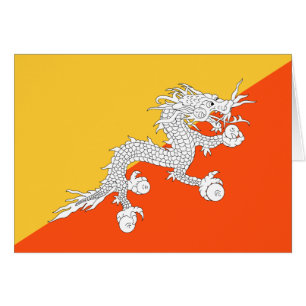 Thunder Dragon Vlag van Bhutan