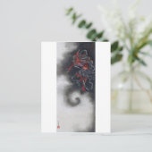 Thunder God, Hokusai Briefkaart (Staand voorkant)