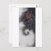 Thunder God, Hokusai Briefkaart (Voorkant / Achterkant)