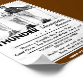 Thunder Mountain 1958 Poster (Hoek)