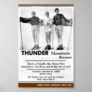 Thunder Mountain 1958 Poster