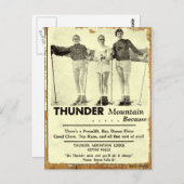 Thunder Mountain Briefkaart (Voorkant / Achterkant)