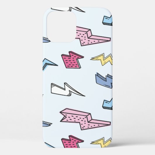 Thunder Naadloze Illustratie Case-Mate iPhone Case (Achterkant)