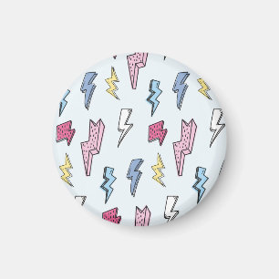 Thunder Naadloze Illustratie Magneet