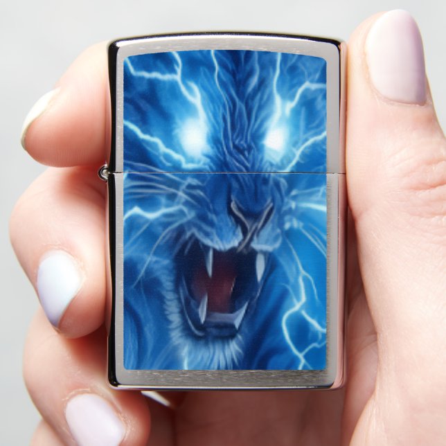 Thunder Rage Zippo Lighter (In Hand)