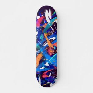 Thunder storm skateboard deck