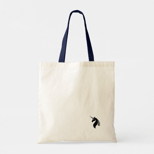 Thunder Unicorn van dichtbij Tote Bag (Achterkant)