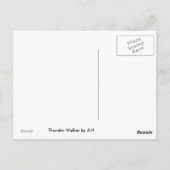 Thunder Walker door JLH Briefkaart (Achterkant)