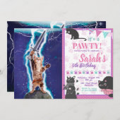 Thunder warrior cat kaart (Voorkant / Achterkant)