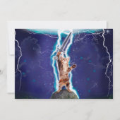 Thunder warrior cat kaart (Achterkant)