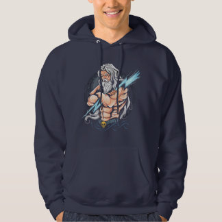 Thunder zeus god kunstontwerp hoodie
