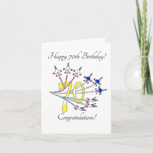 Thunderbird 70th - Birthday Card White Kaart