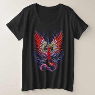 Thunderbird Cryptid Creature Grote Maat T-shirt