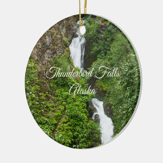 Thunderbird Falls Painterly Ornement Souvenir (Gauche)