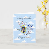 Thunderbird -  fotokaart - Blue Sky Kaart (Gele Bloem)