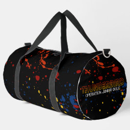 Thunderbird Golf Duffle Bag – Black Splatter Plunjezak