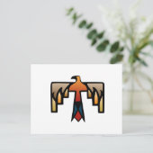 Thunderbird - Inheems Amerikaans Indiaans symbool Briefkaart (Staand voorkant)