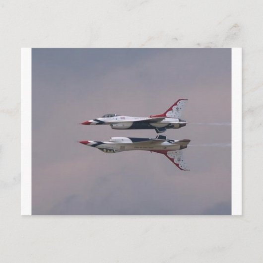 Thunderbird Mirror Vlieg door Briefkaart (Voorkant)