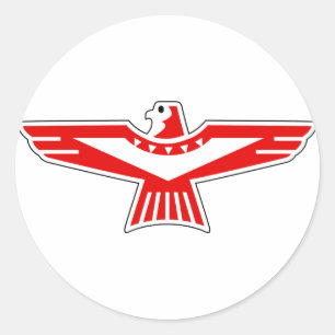 Thunderbird Ronde Sticker