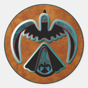 Thunderbird Ronde Sticker