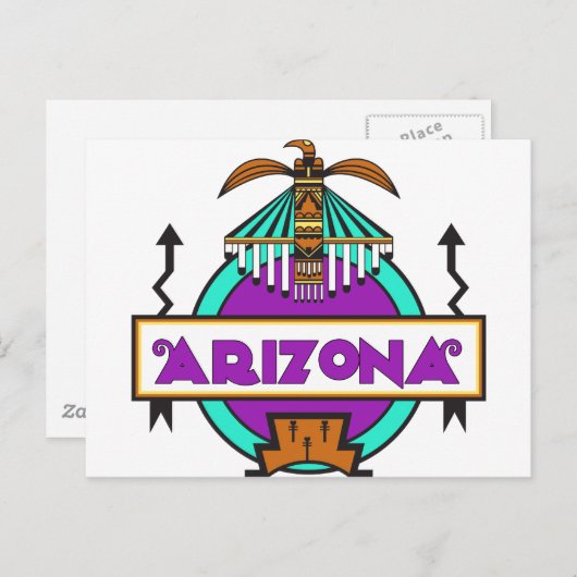 Thunderbird Shield Briefkaart (Voorkant / Achterkant)