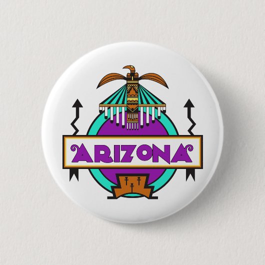 Thunderbird Shield Ronde Button 5,7 Cm (Voorkant)