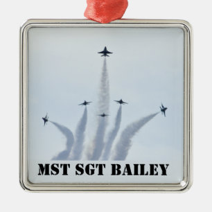 Thunderbird Split Formation Metalen Ornament