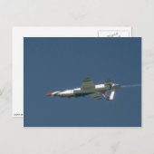 Thunderbird T-38 Jet ondersteboven Briefkaart (Voorkant / Achterkant)