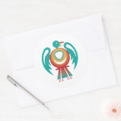 Thunderbird V2 Ronde Sticker (Envelop)