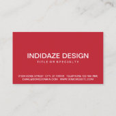 Thunderbird V2 Visitekaartje (Achterkant)