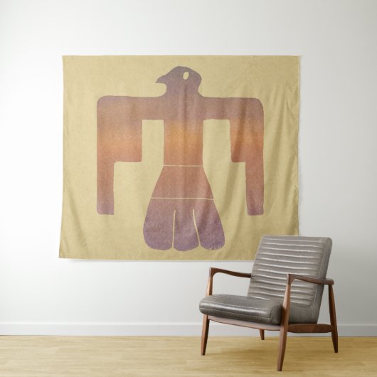 Thunderbird Waterverf Wandkleed (In Situ (horizontaal))