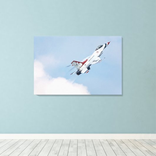 Thunderbirds Canvas Print (Insitu (Houten vloer))