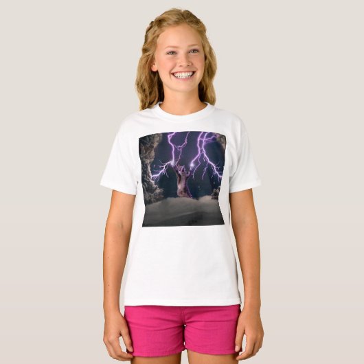 Thunderbolkat T-shirt (Voorkant volledig)
