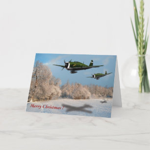 Thunderbolt Low Pass Feestdagen Kaart
