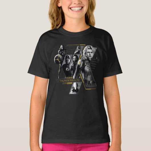 Thunderbolts* | Groepsstrip T-shirt (Voorkant)