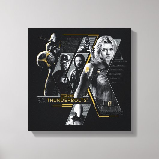 Thunderbolts* | Group Graphic Canvas Afdruk (Voorkant)