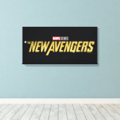 Thunderbolts* | *The New Avengers Logo Canvas Afdruk (Insitu (Houten vloer))